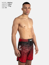 RINGLIFE MMA Shorts - Transition schwarz-rot