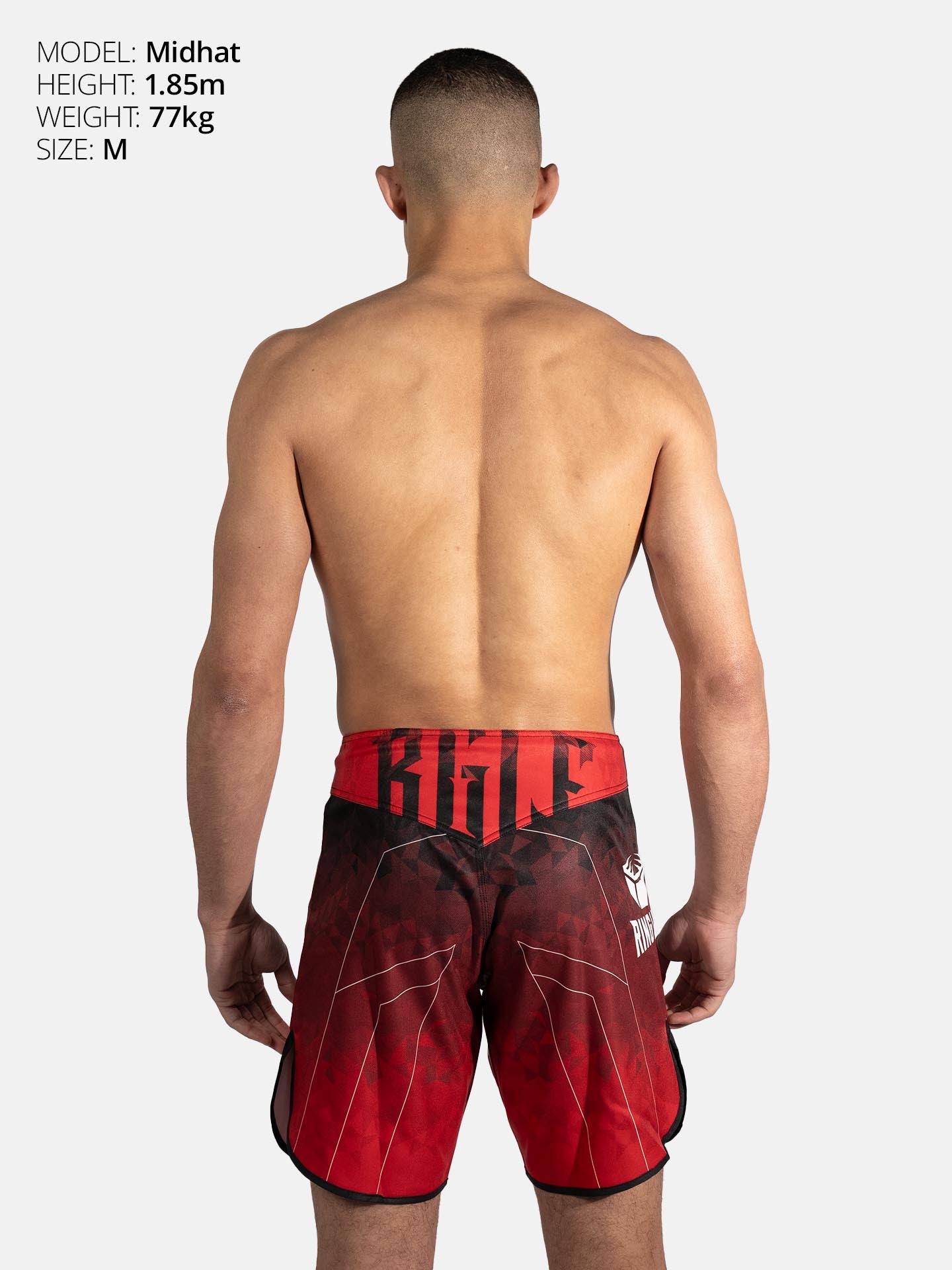RINGLIFE MMA Shorts - Transition schwarz-rot