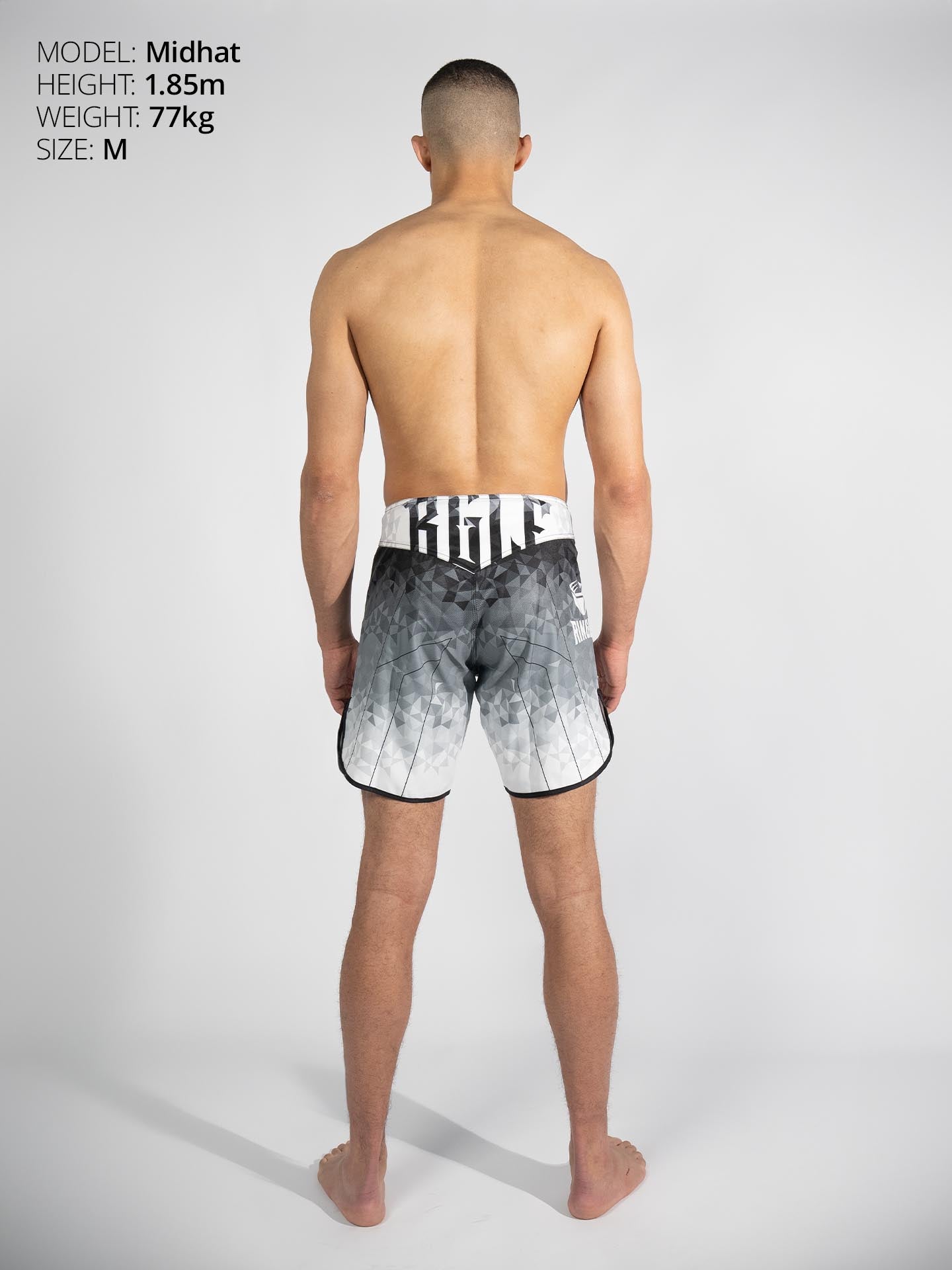 RINGLIFE MMA Shorts - Transition schwarz-weiss