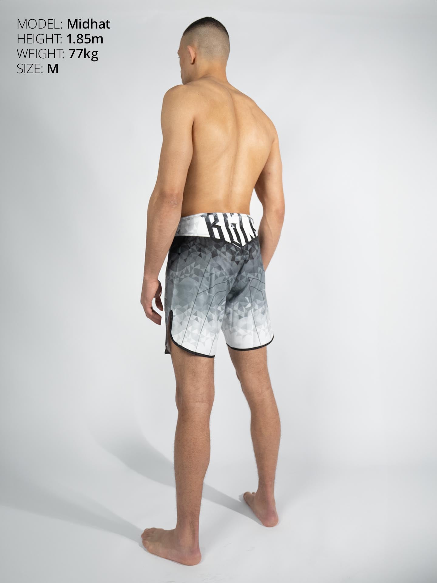 RINGLIFE MMA Shorts - Transition schwarz-weiss