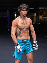 RINGLIFE MMA Shorts - Transition grün-blau