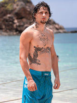 RINGLIFE MMA Shorts - Transition grün-blau