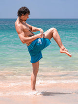 RINGLIFE MMA Shorts - Transition grün-blau