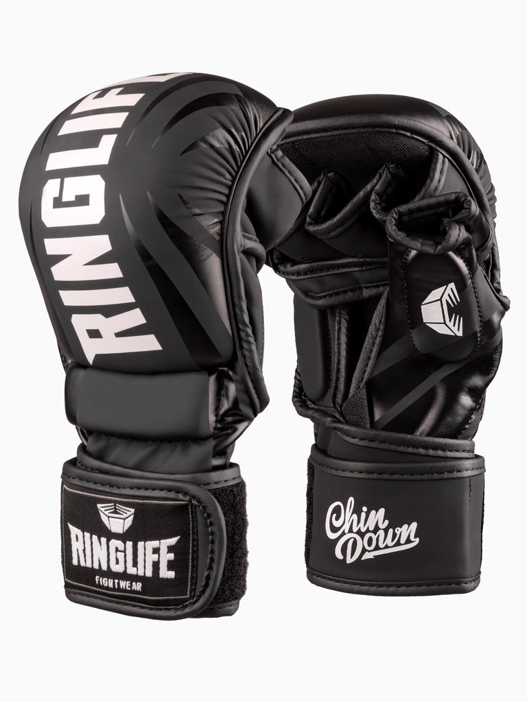 RINGLIFE MMA Sparring Handschuhe - No.1 schwarz-weiss