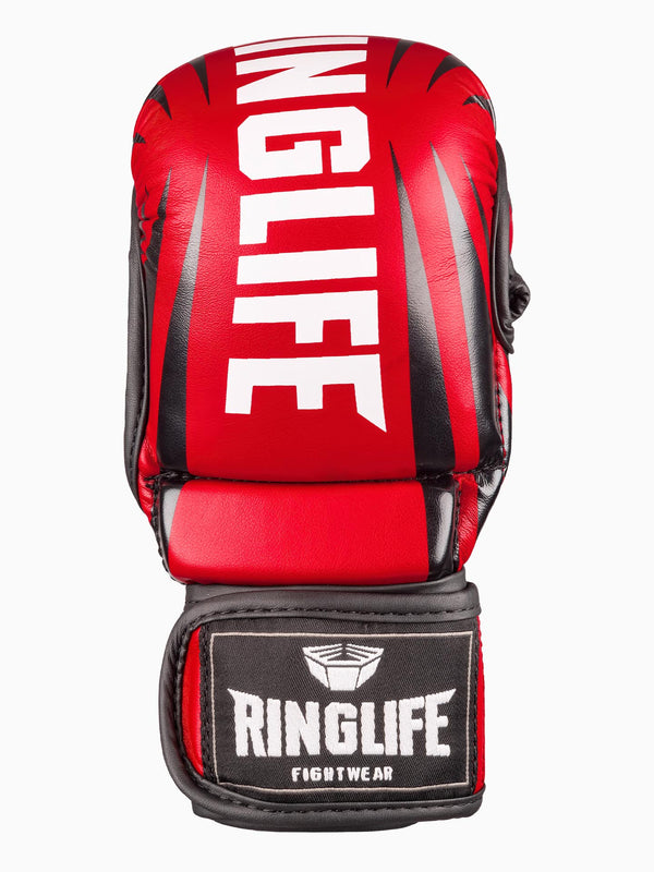 RINGLIFE MMA Sparring Handschuhe - No.1 rot-schwarz