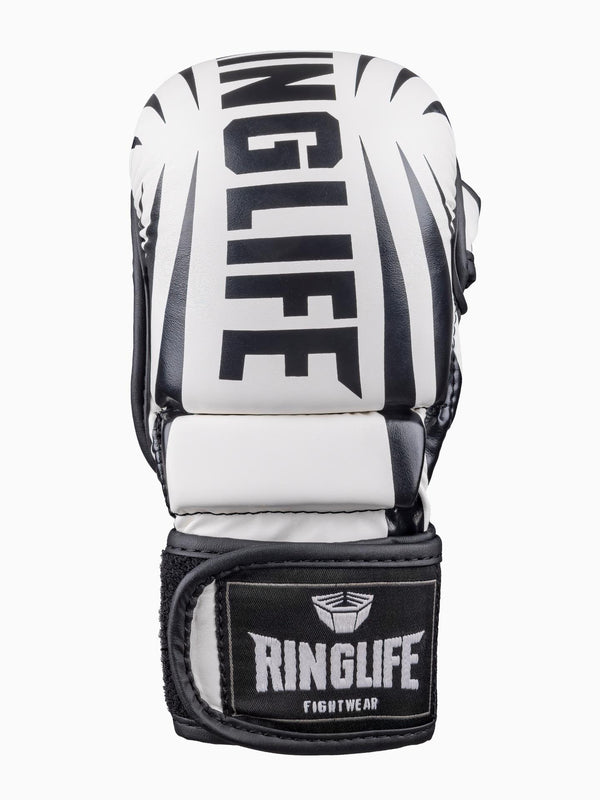 RINGLIFE MMA Sparring Handschuhe - No.1 weiß-schwarz