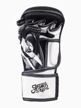 RINGLIFE MMA Sparring Handschuhe - No.1 weiß-schwarz