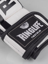 RINGLIFE MMA Sparring Handschuhe - No.1 weiß-schwarz