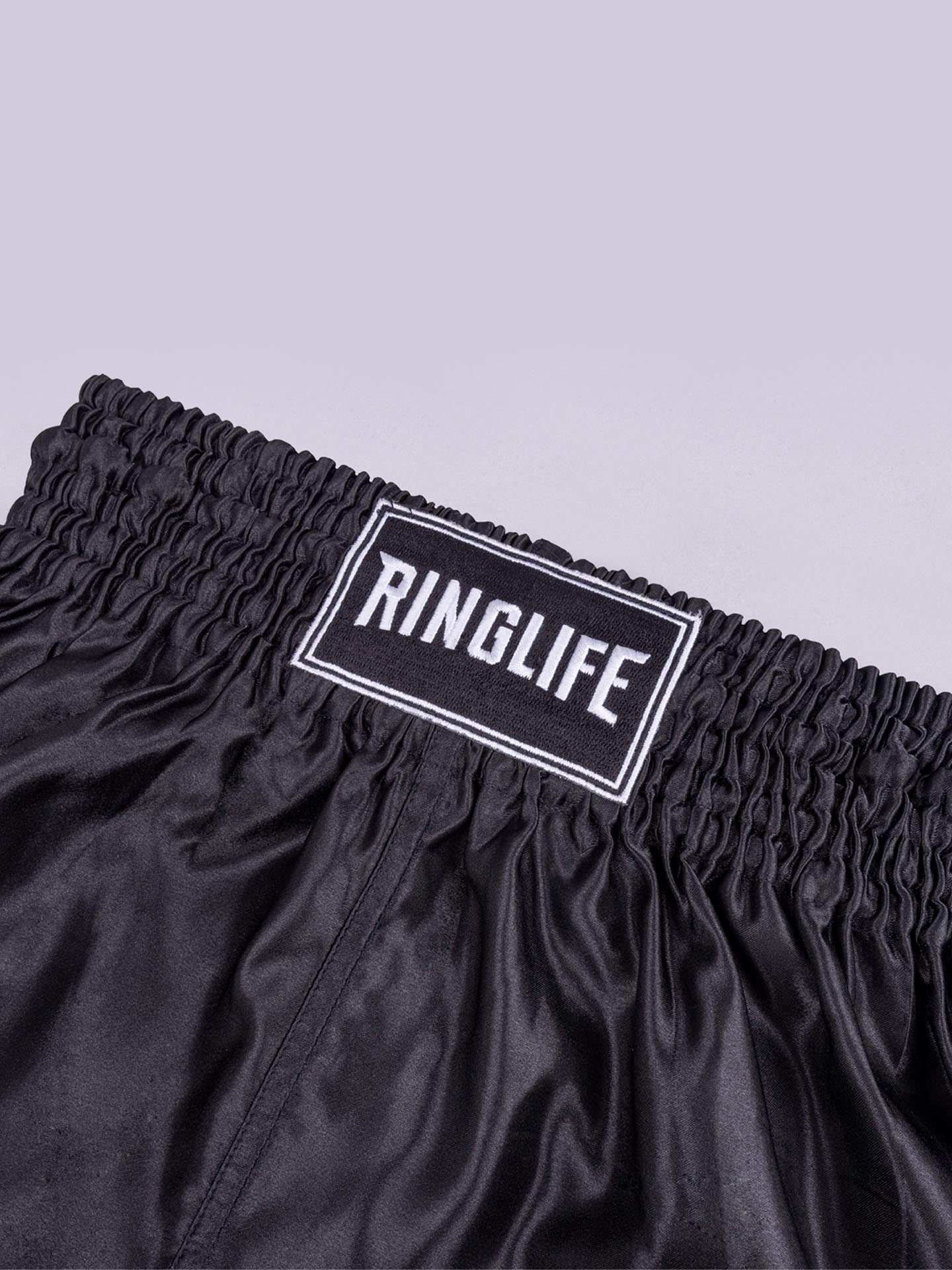 RINGLIFE Muay Thai Shorts, Core, schwarz