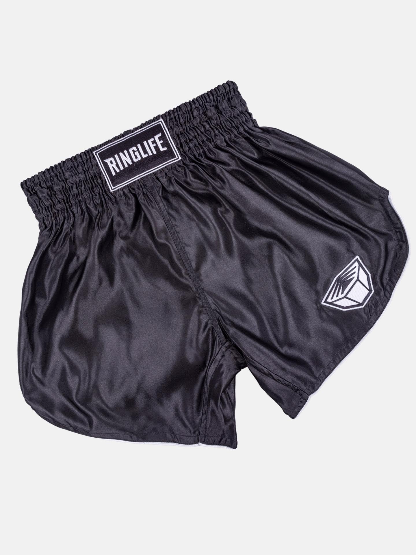 RINGLIFE Muay Thai Shorts, Core, schwarz