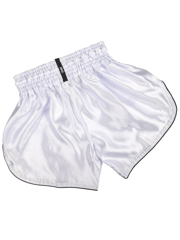 RINGLIFE Muay Thai Shorts, Core, weiß