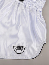 RINGLIFE Muay Thai Shorts, Core, weiß