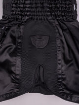 RINGLIFE Muay Thai Shorts, Pulse, schwarz-schwarz