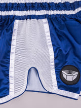 RINGLIFE Muay Thai Shorts, Represent, navy-weiß