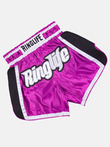 RINGLIFE Muay Thai Shorts, Represent, pink-schwarz