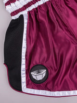 RINGLIFE Muay Thai Shorts, Represent, rot-schwarz
