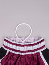 RINGLIFE Muay Thai Shorts, Represent, rot-schwarz