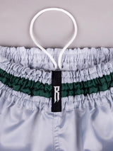 RINGLIFE Muay Thai Shorts, Vanguard, silber-grün