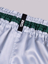 RINGLIFE Muay Thai Shorts, Vanguard, silber-grün