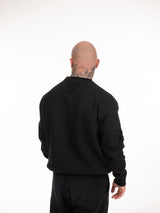 RINGLIFE Pullover, College, schwarz-matt