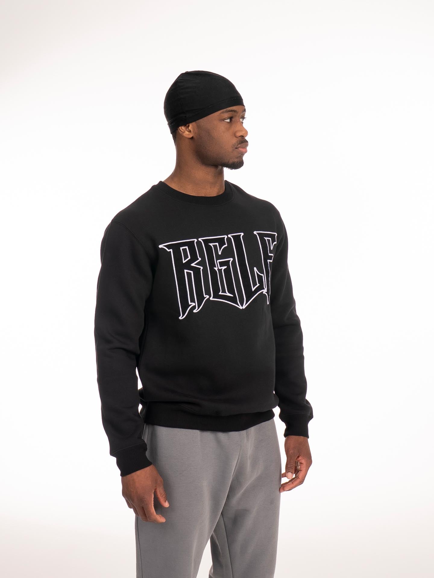 RINGLIFE Pullover, Cord, schwarz