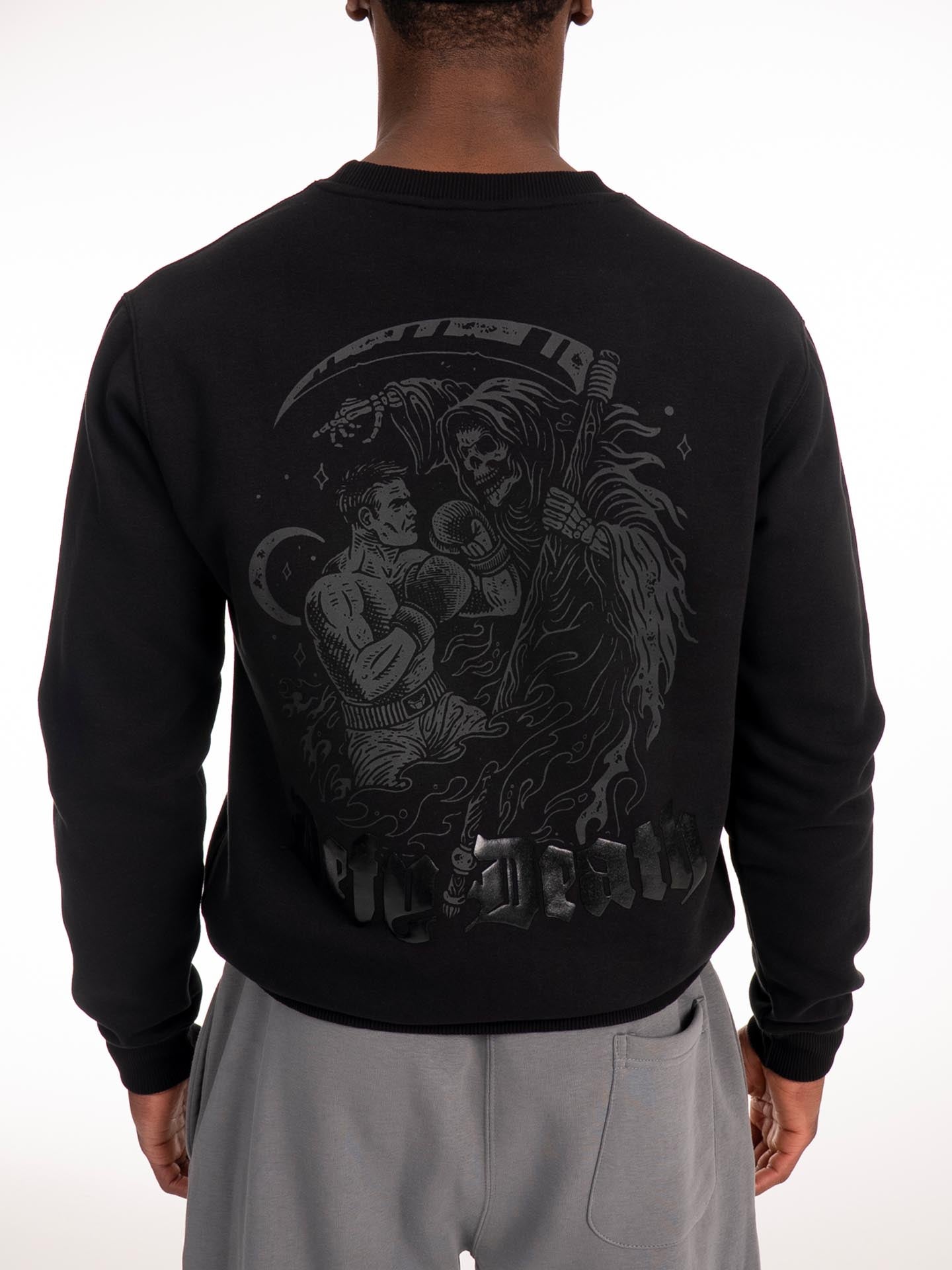 RINGLIFE Pullover, Defy Death, schwarz-matt