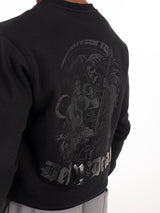 RINGLIFE Pullover, Defy Death, schwarz-matt