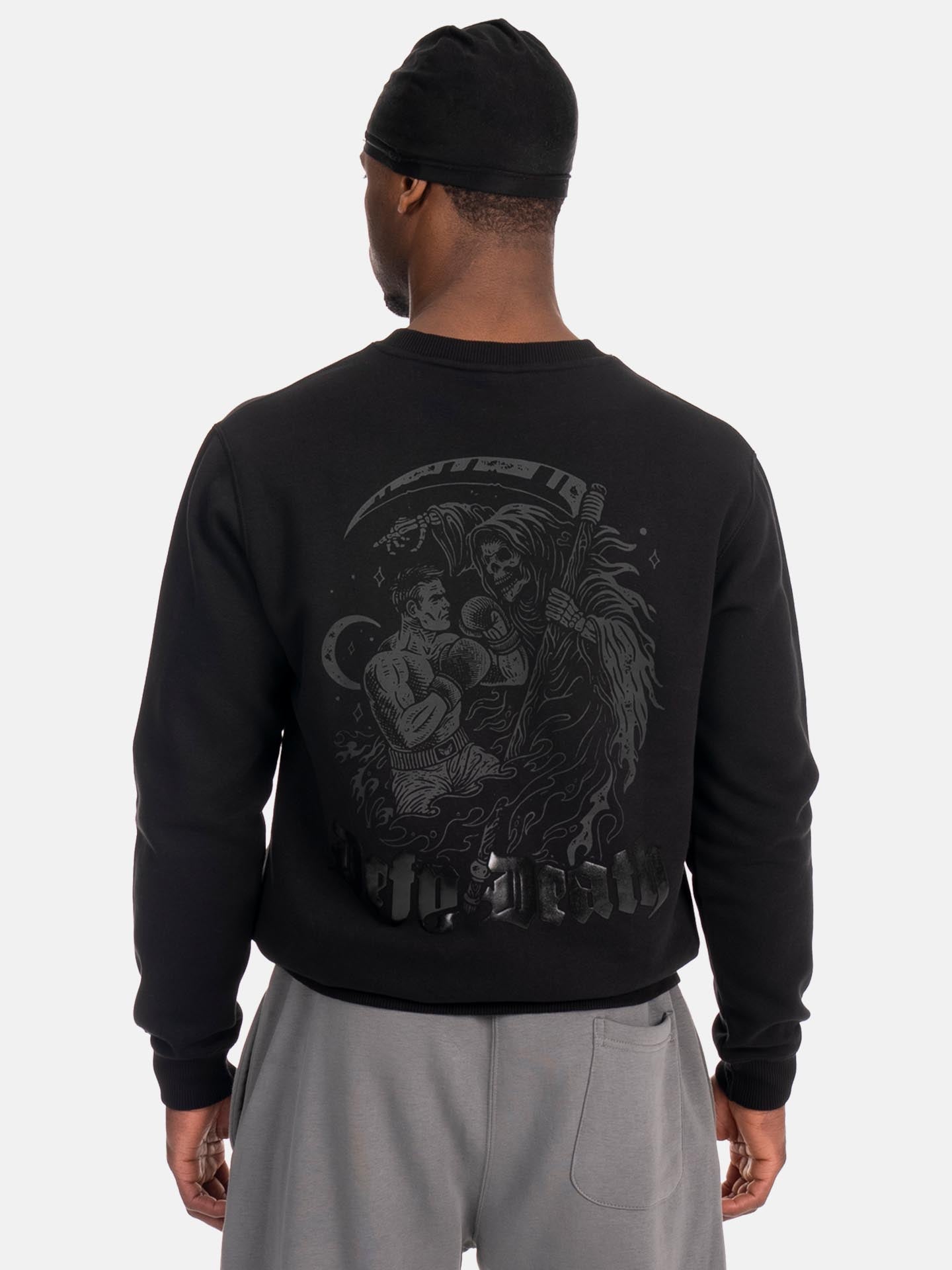 RINGLIFE Pullover, Defy Death, schwarz-matt