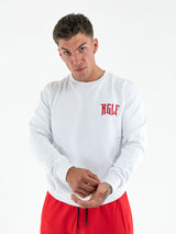 RINGLIFE Pullover - Everything weiß-rot