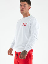 RINGLIFE Pullover - Everything weiß-rot
