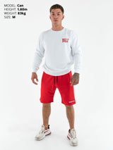 RINGLIFE Pullover - Everything weiß-rot