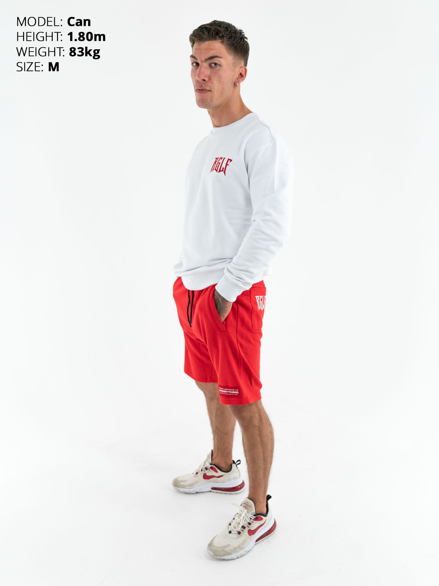 RINGLIFE Pullover - Everything weiß-rot