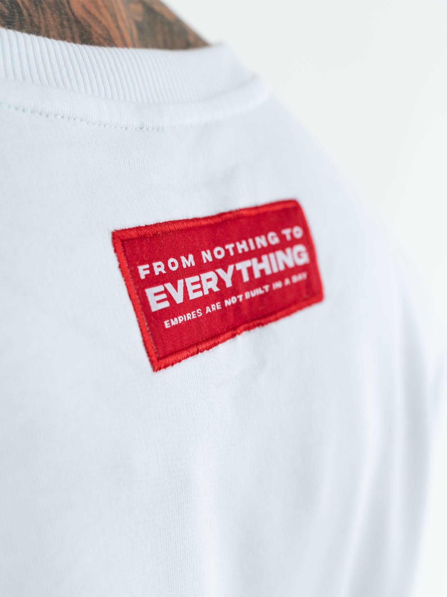 RINGLIFE Pullover - Everything weiß-rot