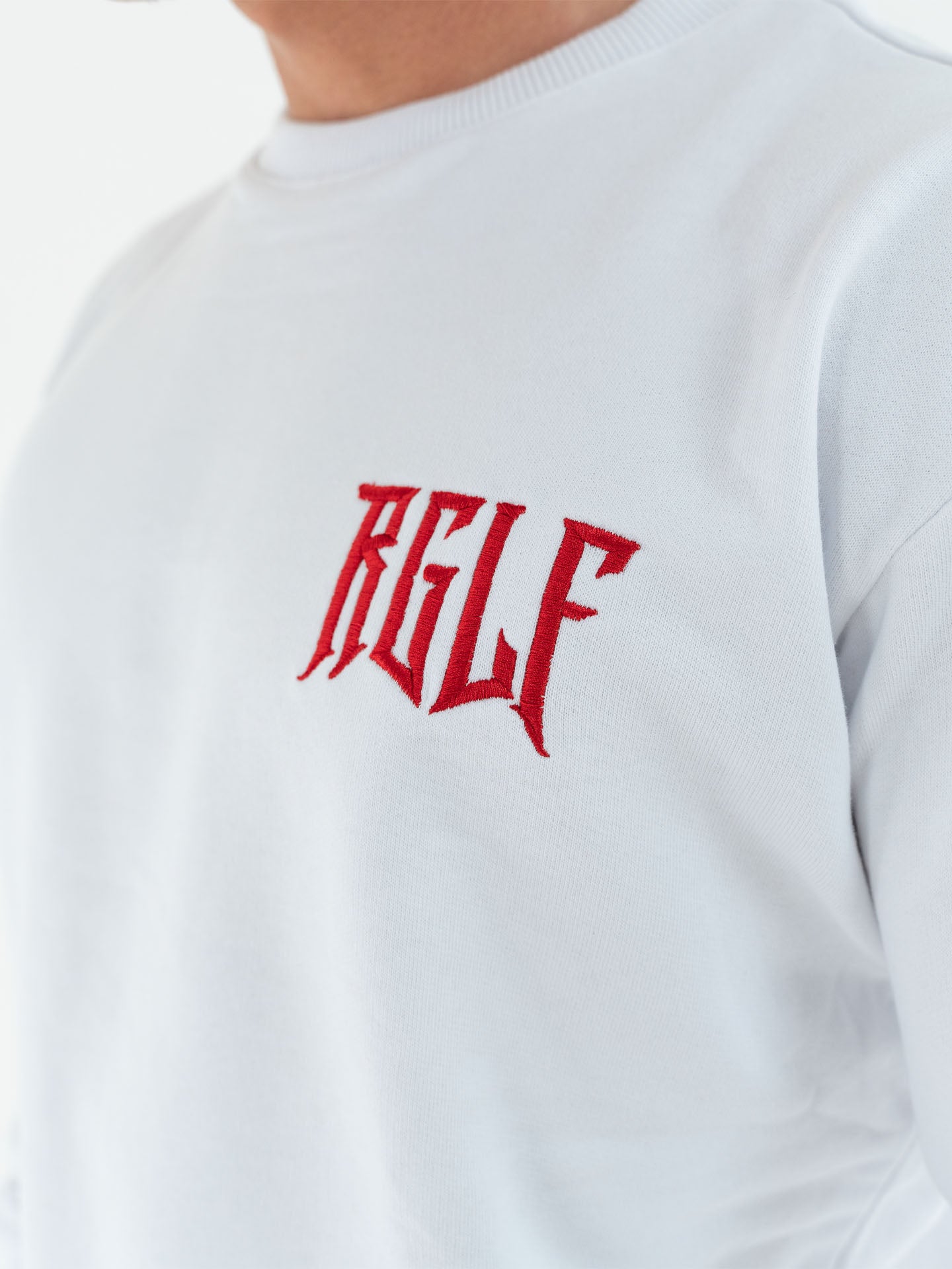 RINGLIFE Pullover - Everything weiß-rot