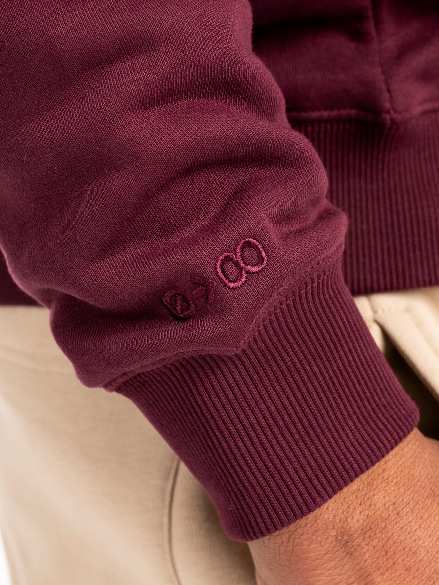 RINGLIFE Pullover, Octaring, dunkelrot