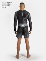 RINGLIFE Rashguard L/S - Octaring 2.0 schwarz-grau