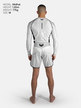 RINGLIFE Rashguard L/S - Octaring 2.0 weiss-schwarz