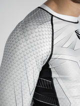 RINGLIFE Rashguard L/S - Octaring 2.0 weiss-schwarz