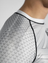 RINGLIFE Rashguard L/S - Octaring 2.0 weiss-schwarz