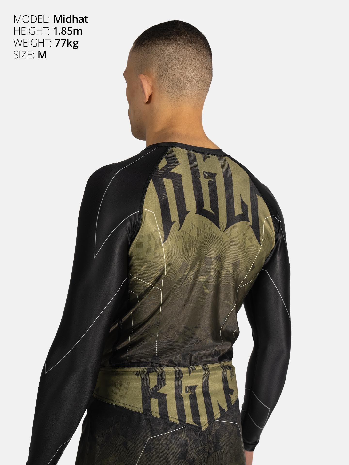 RINGLIFE Rashguard L/S - Transition schwarz-grün
