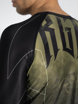 RINGLIFE Rashguard L/S - Transition schwarz-grün
