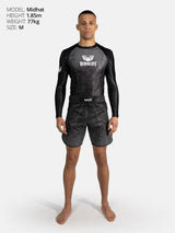 RINGLIFE Rashguard L/S - Transition schwarz-grau