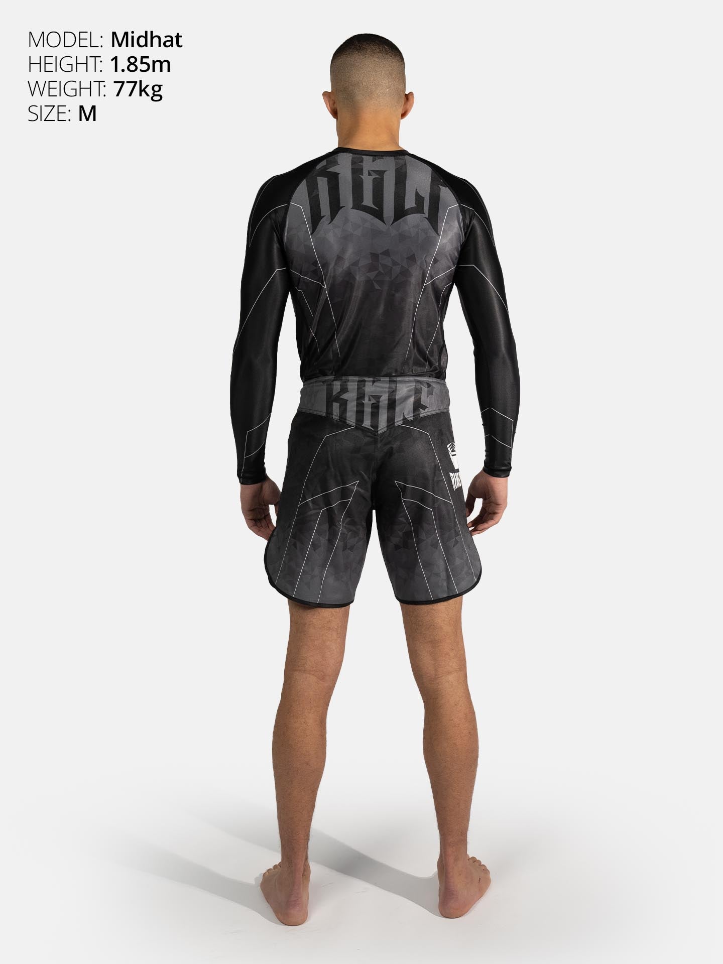 RINGLIFE Rashguard L/S - Transition schwarz-grau