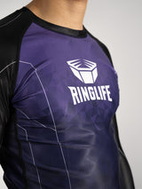 RINGLIFE Rashguard L/S - Transition schwarz-lila
