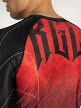 RINGLIFE Rashguard L/S - Transition schwarz-rot