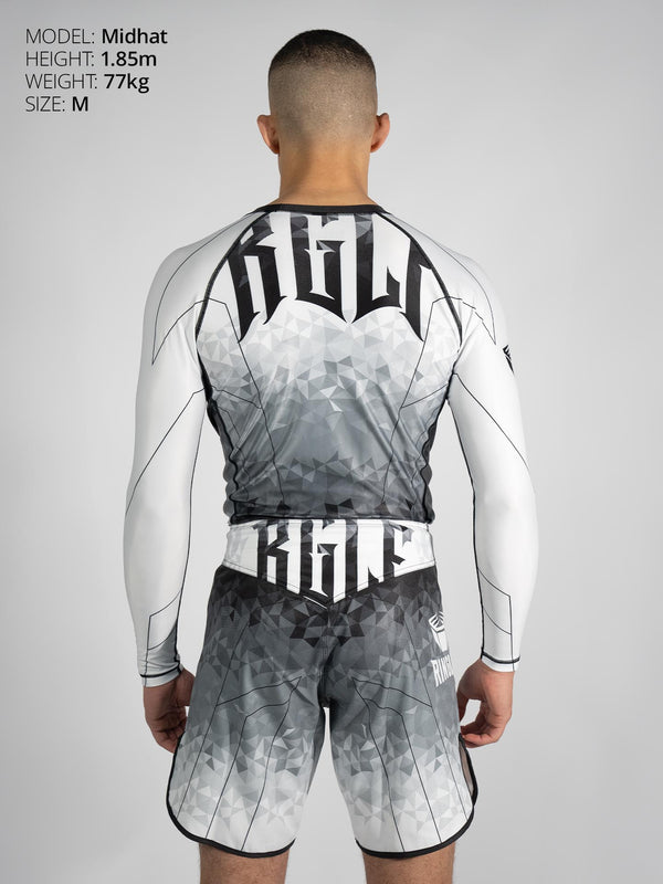 RINGLIFE Rashguard L/S - Transition schwarz-weiss