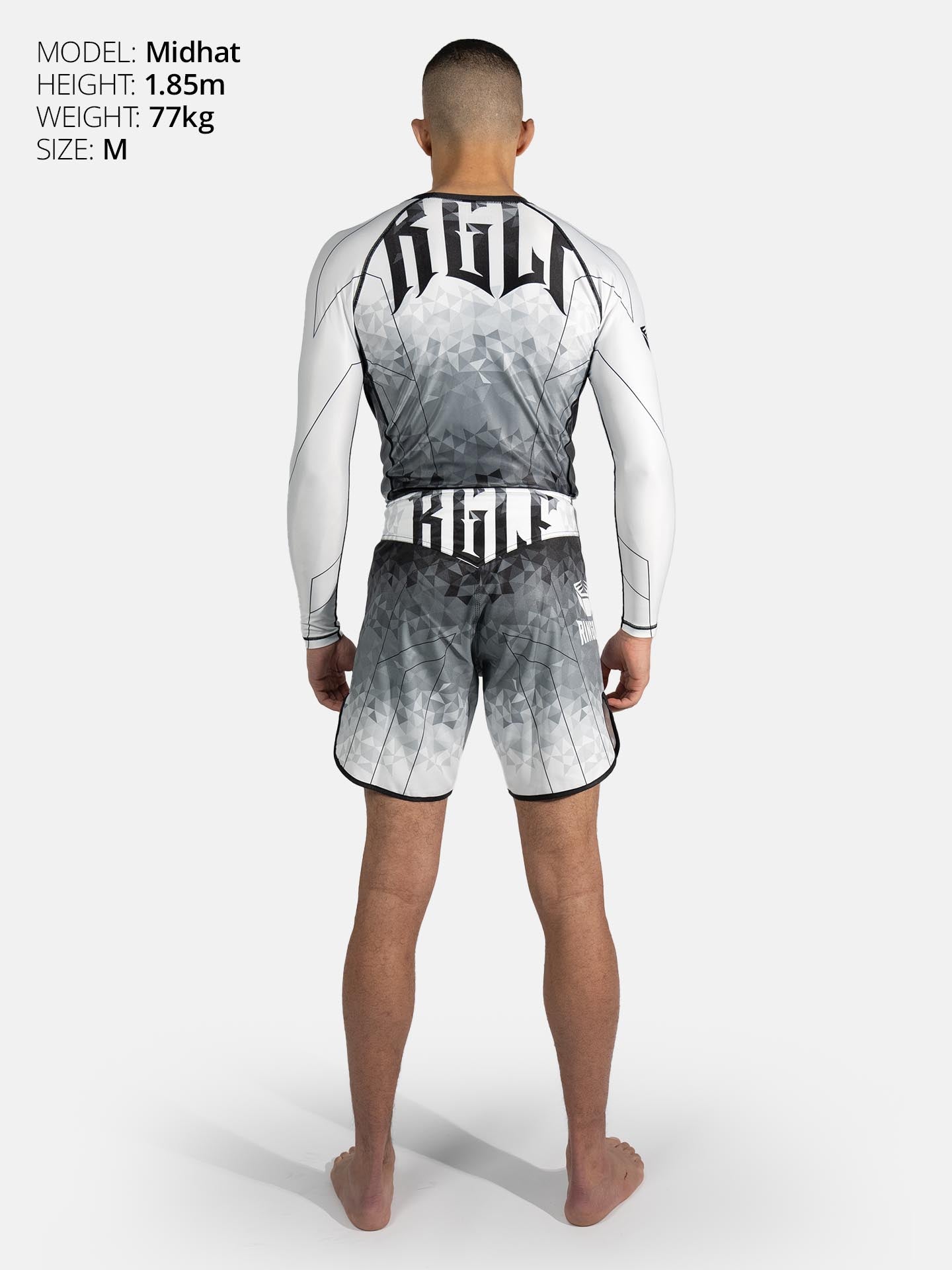 RINGLIFE Rashguard L/S - Transition schwarz-weiss