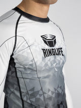 RINGLIFE Rashguard L/S - Transition schwarz-weiss