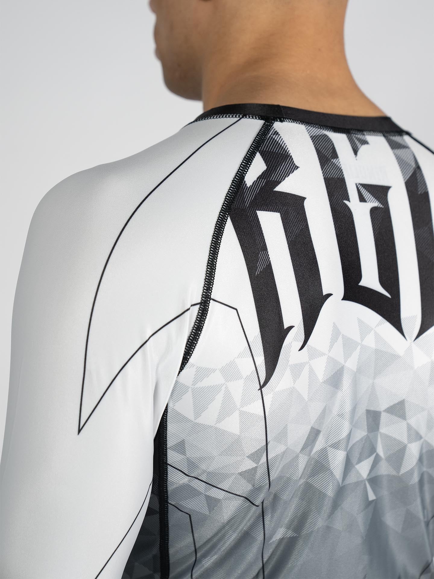 RINGLIFE Rashguard L/S - Transition schwarz-weiss
