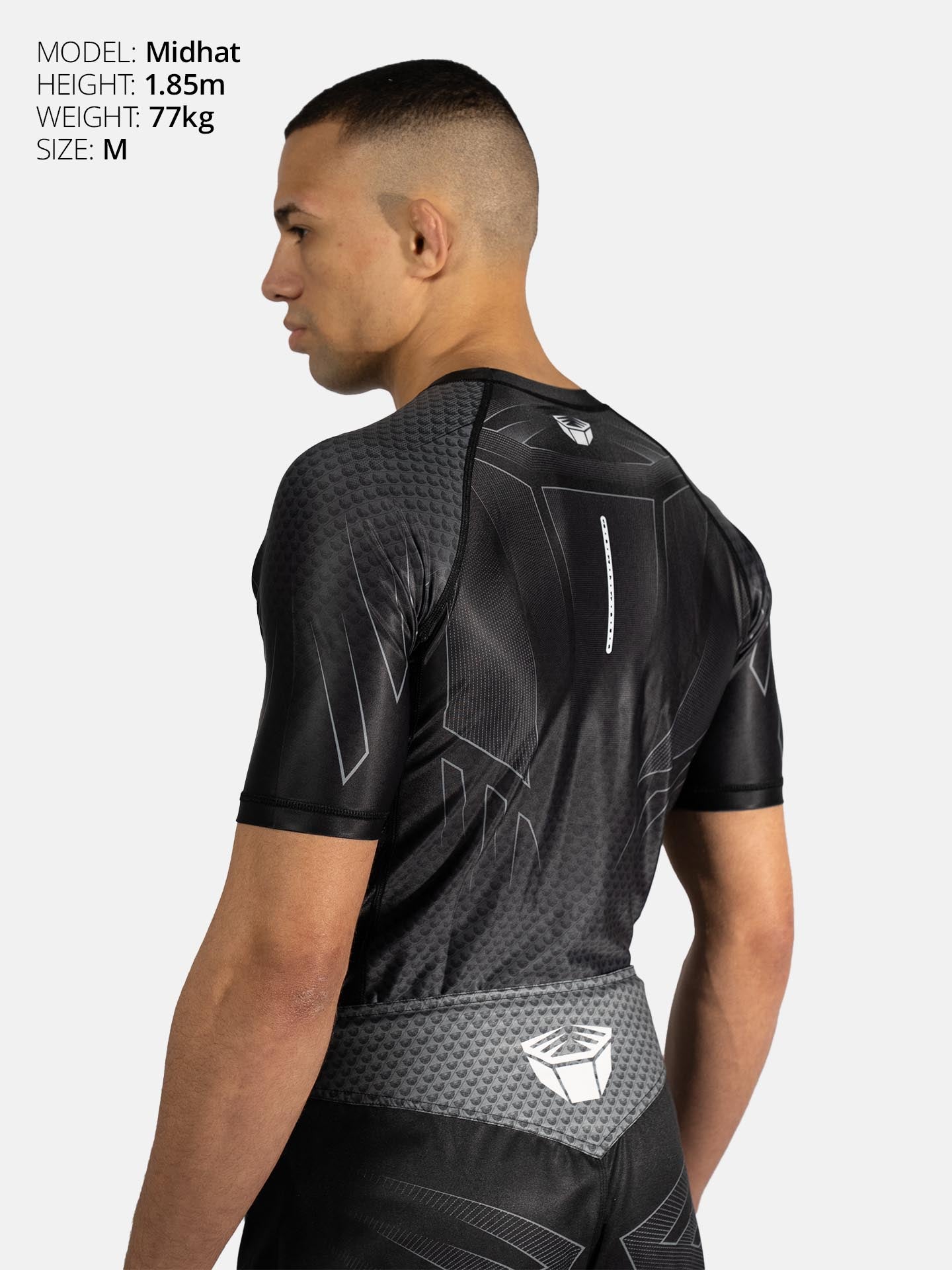 RINGLIFE Rashguard S/S - Octaring 2.0 schwarz-grau